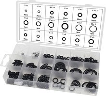 O-ringe gummi sortimentsæske 200 stk.